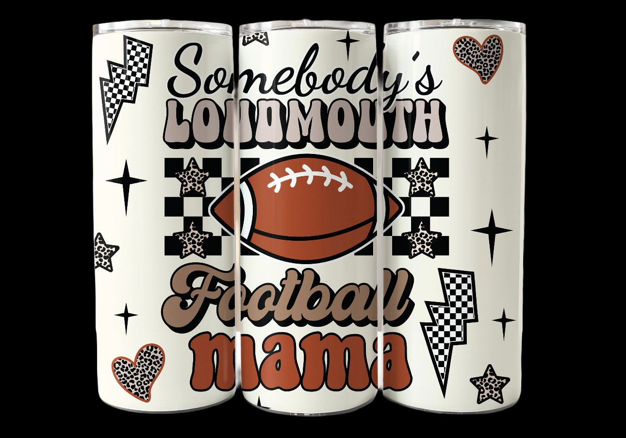 Football Mama Cup 20oz