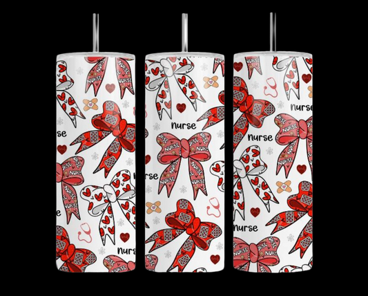 Teacher/Nurse Bow Cup 20oz