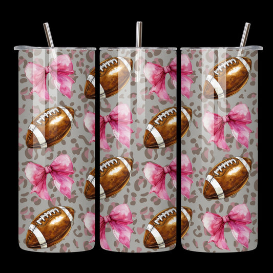 Leopard Football Cup 20oz