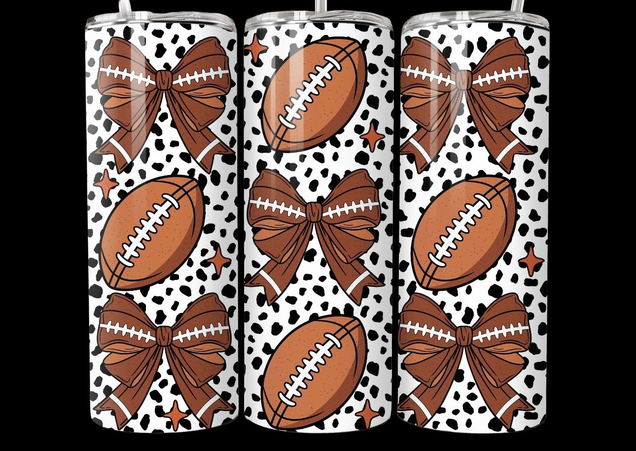 Girly Football Cup 20oz