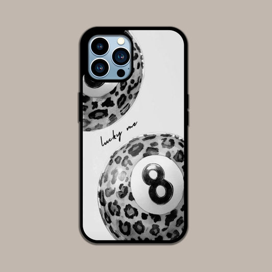 Animal print 8-ball Case