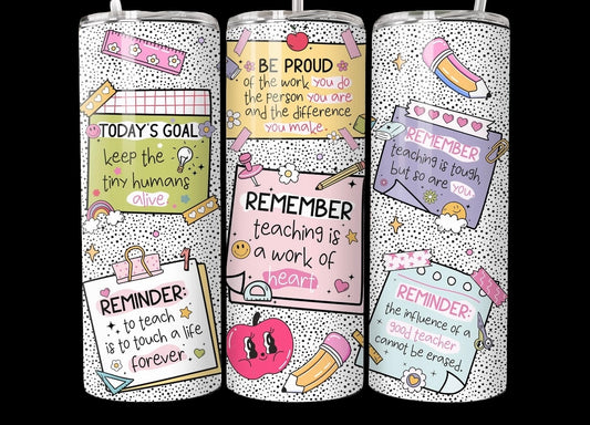Teacher Affirmation Cup 20oz